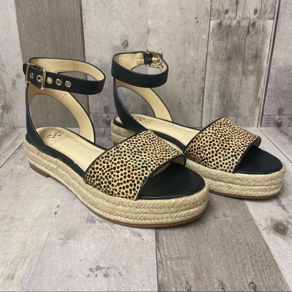 Vince Camuto Kathalia Ankle Strap Sandals Size 8.5 - Picture 1 of 16